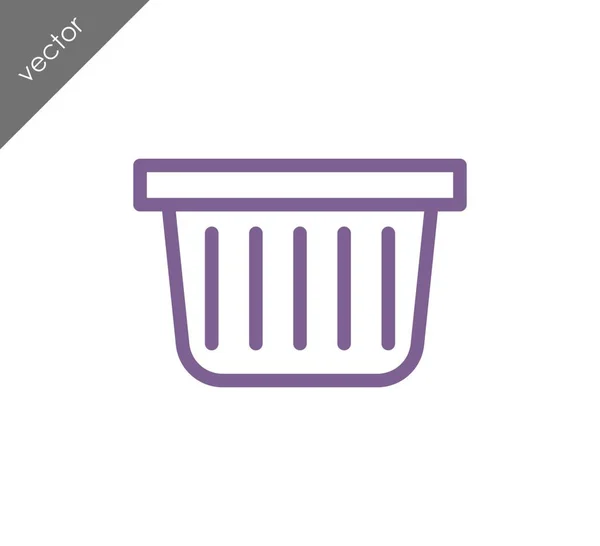 Commerce basket icon — Stock Vector