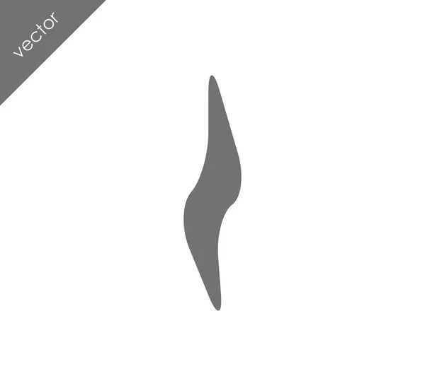 Obrázek ikony paprsek — Stockový vektor