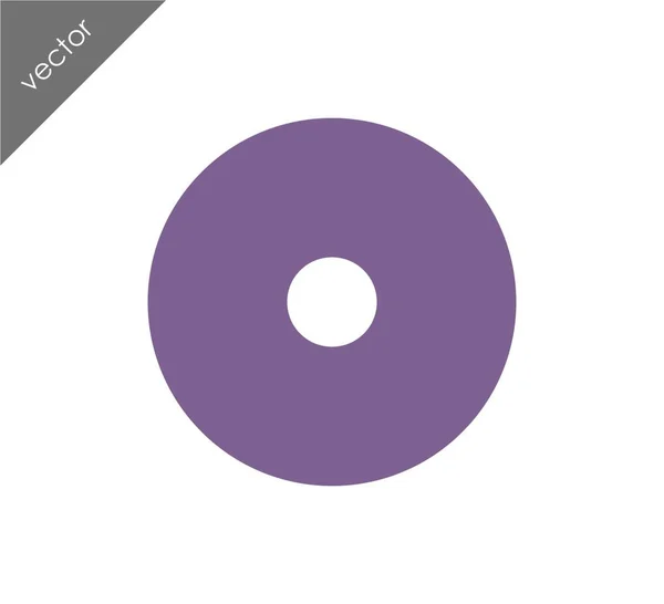 Icono del disco Cd — Vector de stock