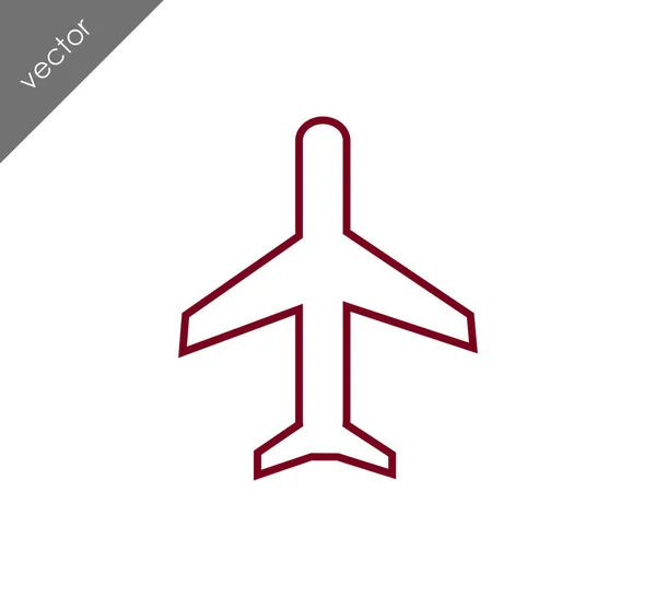 Airplane icon illustration — Stock Vector