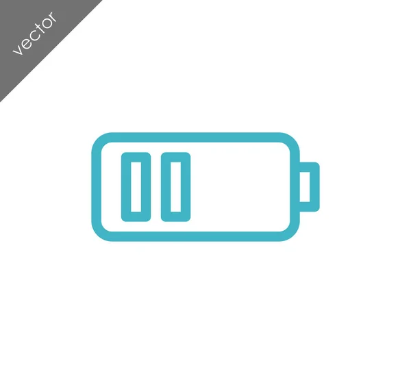 Icône de symbole de batterie — Image vectorielle
