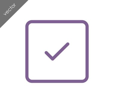 onay işareti simgesi 