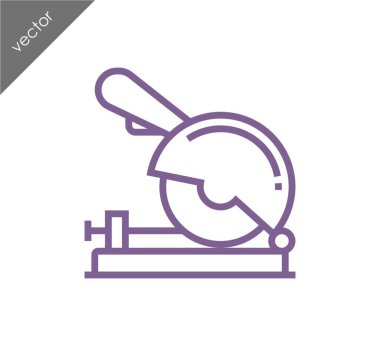 Daire testere simgesi