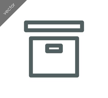 Arşiv kutusu simgesi