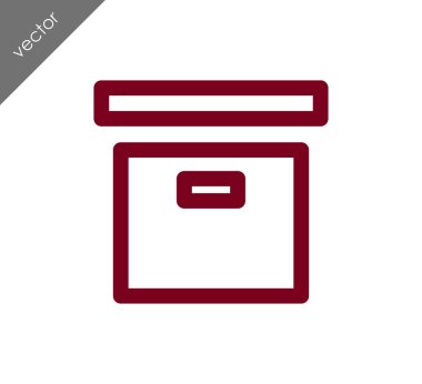 Arşiv kutusu simgesi