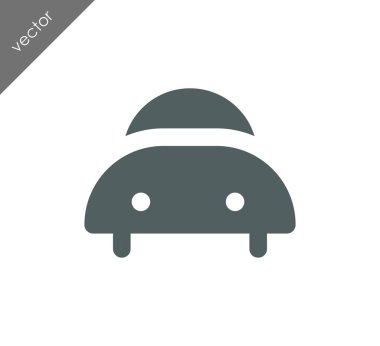 Araba simgesi, illüstrasyon 