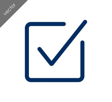 onay işareti simgesi 