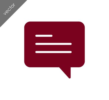 Metin balonu simgesinin