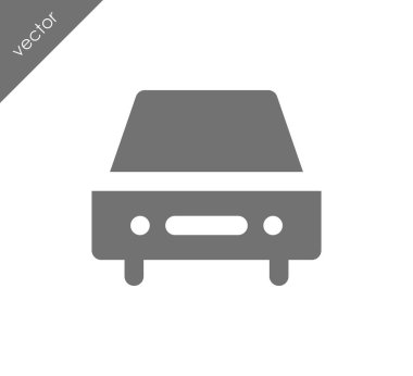 Araba simgesi, illüstrasyon 