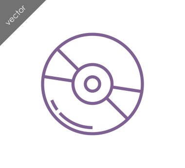 CD disk simgesine