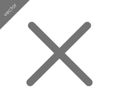 düz simgesini iptal 