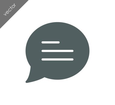 Metin balonu simgesinin