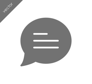 Metin balonu simgesinin