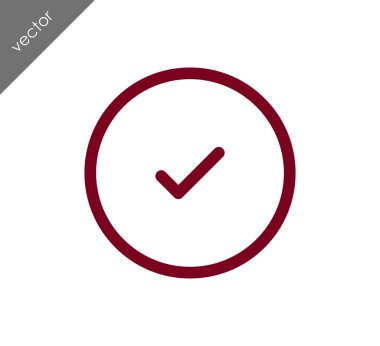 onay işareti simgesi 