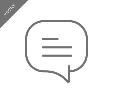 Metin balonu simgesinin