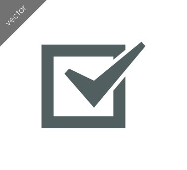 onay işareti simgesi 