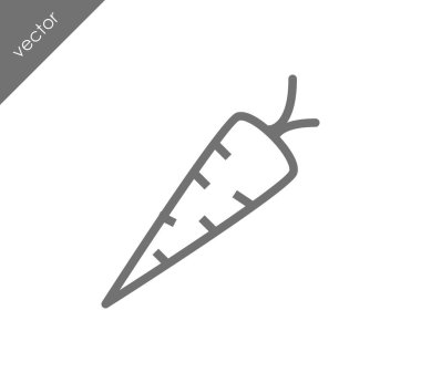 havuç simgesi illüstrasyon