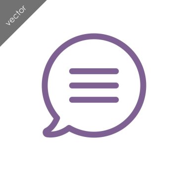 Metin balonu simgesinin