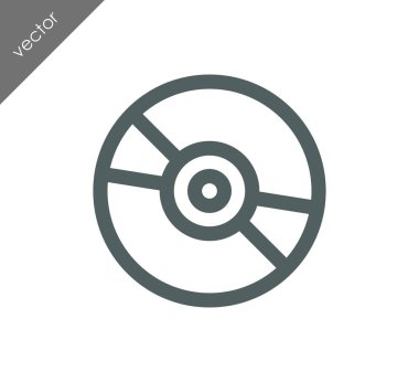 CD disk simgesine