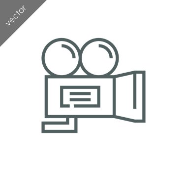 Kamera simgesi düz işareti