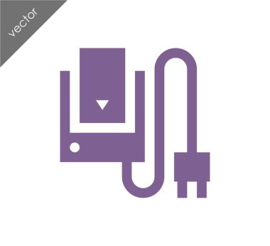 Şarj cihazı tak simgesi