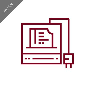 Şarj cihazı tak simgesi