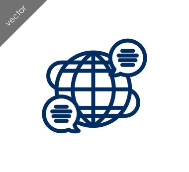 Sohbet simgesi tasarım