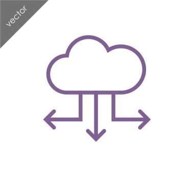 depolama bulut simgesi