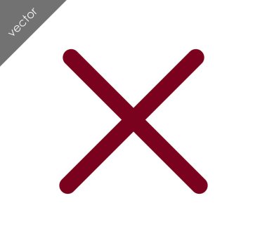 düz simgesini iptal 