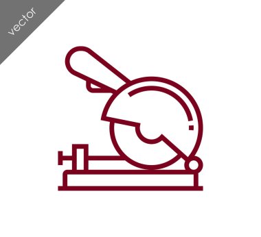 Daire testere simgesi