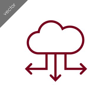 depolama bulut simgesi