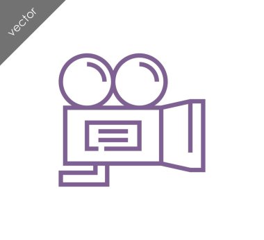 Kamera simgesi düz işareti