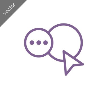 Sohbet simgesi tasarım