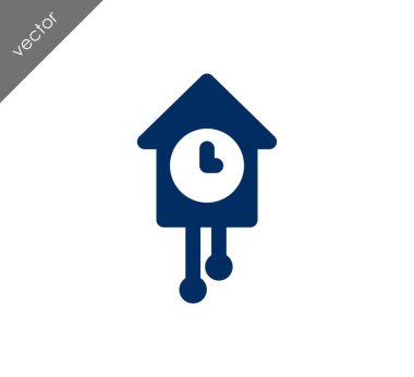 Duvar kuş Saat simgesi