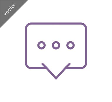 Sohbet simgesi söylenecek daha