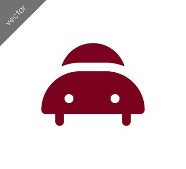 Araba simgesi, illüstrasyon 