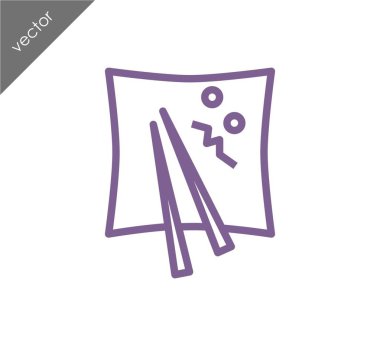 Yemek çubukları web simgesi