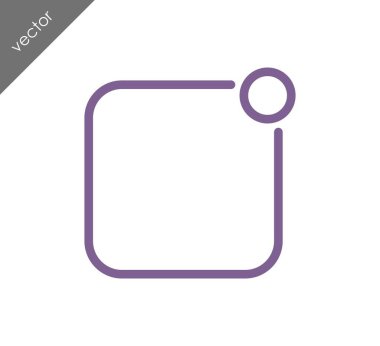 Etiketi düz simgesi