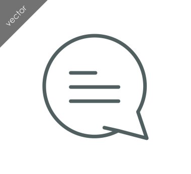 Metin balonu simgesinin