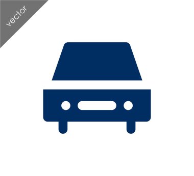 Araba simgesi, illüstrasyon 