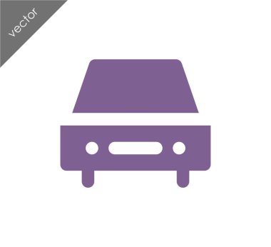 Araba simgesi, illüstrasyon 