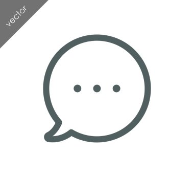 Sohbet simgesi söylenecek daha