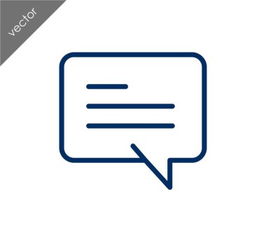 Metin balonu simgesinin