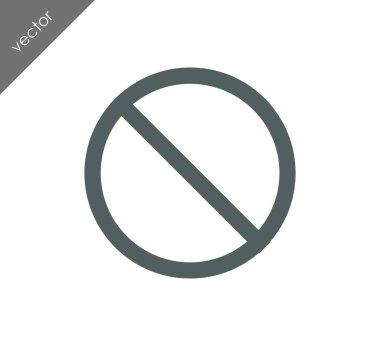 düz simgesini iptal 