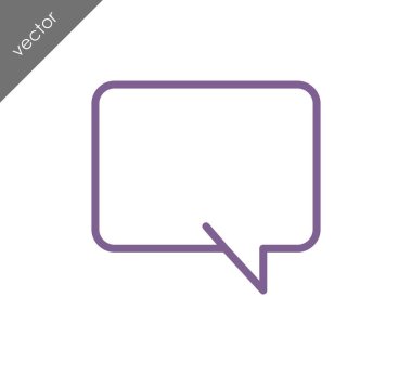 Düşünce balonu simgesinin