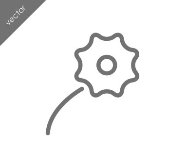 çiçek açan çiçek simgesi