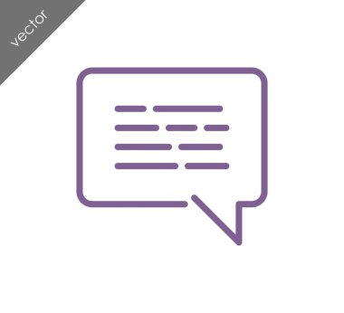 Metin balonu simgesinin