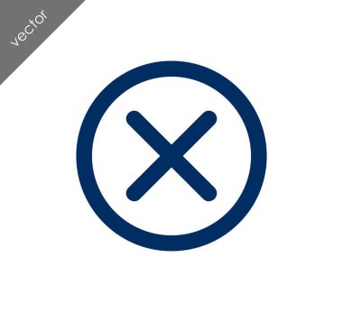 düz simgesini iptal 