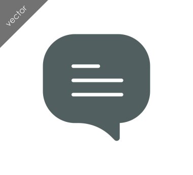 Metin balonu simgesinin