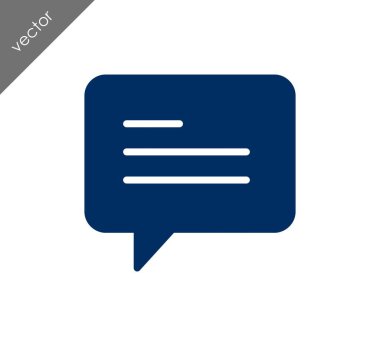 Metin balonu simgesinin